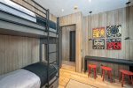 The bunkroom is a fun space for younger guests.